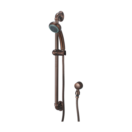 OLYMPIA FAUCETS Handheld Shower Set, Wallmount, Oil Rubbed Bronze, Weight: 4.8 P-4430-ORB